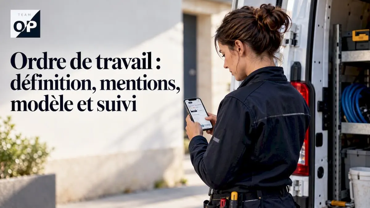 Ordre de travail : définition, mentions, modèle et suivi